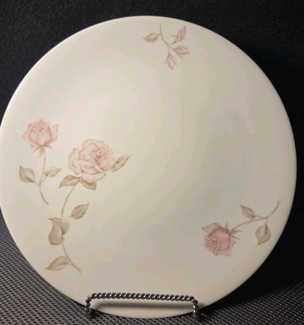 impromptu iroquois china ben seibel Beige Rose Dinner Plate 10"